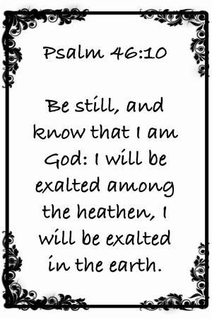 Psalm 46 10 8WB